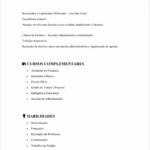 Eu vou criar currículos profissionais e organizados.