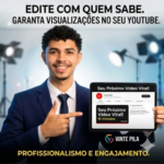 Eu vou transformar seu vídeo bruto em Vídeo pro Youtube