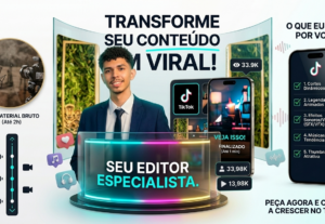 Eu vou editar um vídeo dinâmico e viral para o TikTok