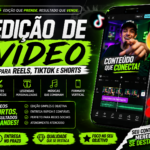 Eu vou Editar videos curtos para reels, tik tok, ou shorts.