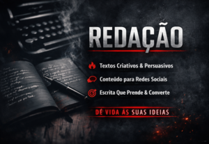 Eu vou fazer redação e tradução e designer graficos