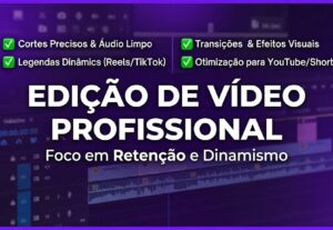 Eu vou editar seu vídeo profissionalmente