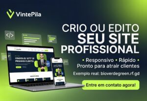Eu vou criar ou editar seu site profissional