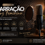 Eu vou fazer a sua narração de no max. 3min em até 30 minuto...