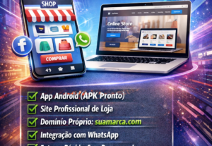 Eu vou cria seu APP + SITE com IA pronto para usar