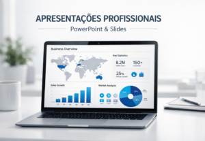 Eu vou criar sua apresentação de PowerPoint profissional.