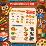 Eu vou criar atividades educativas personalizadas em PDF