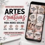 Eu vou fazer artes criativas para redes sociais.