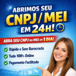 Eu vou fazer seu CNPJ / MEI em até 24h