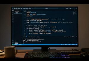 Eu vou criar um script de Web Scraping