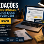 Eu vou fazer seus textos e artigos originais.