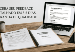 Eu vou fazer uma leitura crítica e beta reading do seu livro...