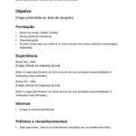 Eu vou Criar seu currículo profissional, direto e eficaz.