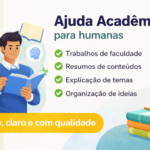 Eu vou Ajudar em trabalhos e resumos de humanas