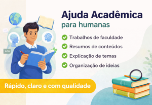 Eu vou Ajudar em trabalhos e resumos de humanas