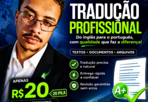 Eu vou traduzir seus documentos com precisão e entrega rápid...