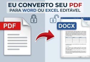 Eu vou transformar seu Pdf em arquivo editável