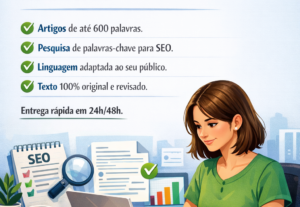 Eu vou Escrever Artigos Profissionais e Otimizados para seu ...