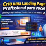 Eu vou criar um site landing page profissional para você