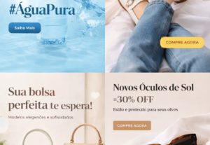 Eu vou fazer o design que você quiser anúncios e muito mais.