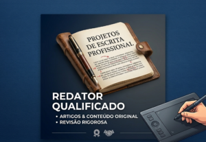Eu vou escrever textos profissionais e artigos originais