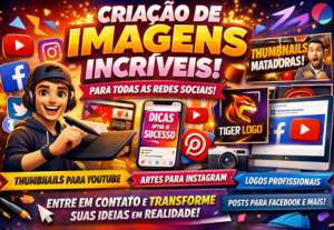 Eu vou transformar suas ideias em imagens incríveis