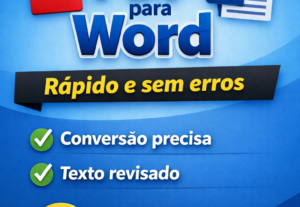 Eu vou converter PDF para Word.