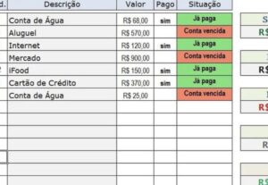 Eu vou Fazer sua Planilha de controle financeiro personaliza...