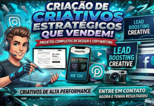 Eu vou Criar Criativos Estratégicos que vendem para o projet...