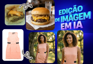Eu vou criar e editar imagens em ia