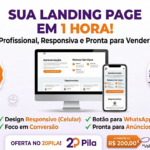 Eu vou fazer um site para você em 1h