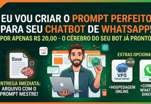 Eu vou criar o agente IA de atendimento para seu WhatsApp