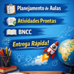Eu vou criar planejamento de aula e atividades prontas