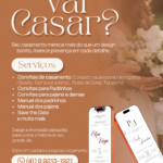 Eu vou criar seu convite de casamento