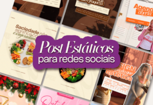 Eu vou criar post profissional para sua Rede Social