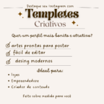 Eu vou Criar posts simples e criativos para Instagram