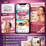 Eu vou fazer Criação de artes profissionais para redes socia...