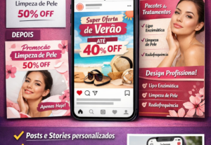 Eu vou fazer Criação de artes profissionais para redes socia...