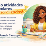 Eu vou criar atividades escolares criativas e personalizadas