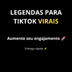 Eu vou Fazer legenda profissional para vídeos TikTok/Instagr...