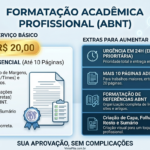Eu vou fazer Formatação ABNT para Trabalhos Acadêmicos