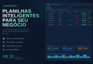 Eu vou criar uma planilha inteligente e automatizada no Exce...
