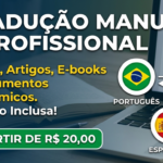 Eu vou Fazer a tradução manual e profissional de seus textos