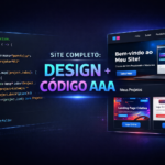 Eu vou criar o seu site ou sistema completo com Design UI/UX