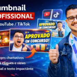 Eu vou fazer Thumbnail Profissional para YouTube / TikTok