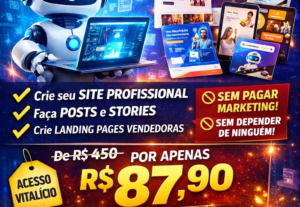 Eu vou fazer seu site ou montar uma ferramenta
