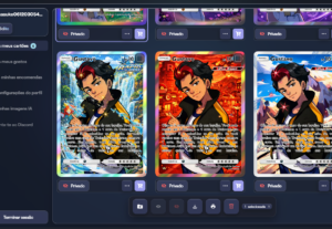 Eu vou fazer cartas pokemon, personalizada para você