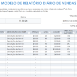 Eu vou fazer sua planilha de vendas