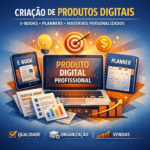 Eu vou Tornar suas ideias em produtos digitais organizados