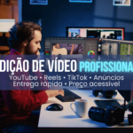 Eu vou editar seu vídeo com qualidade profissional.
